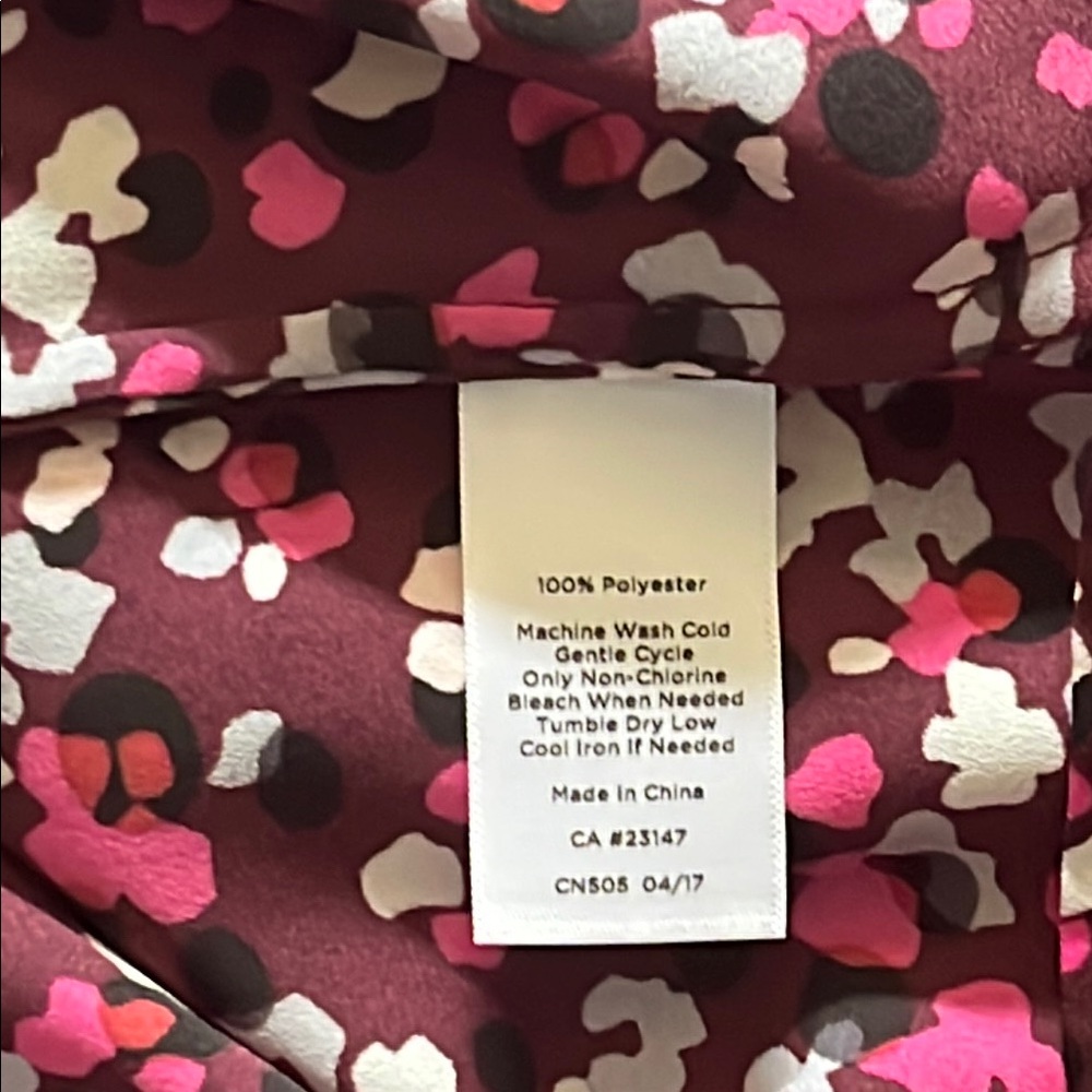 Talbots Pink/Black/White Patterned Sleeveless Top… - image 7